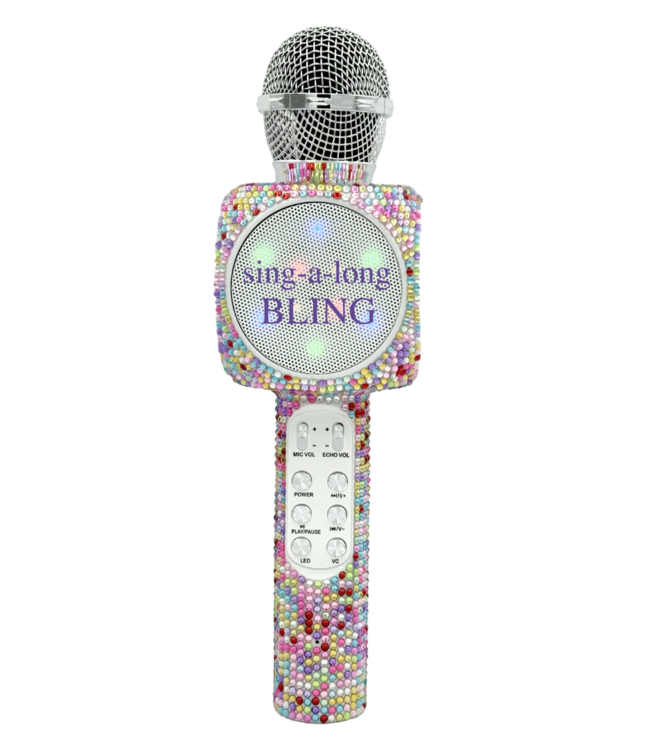 Wireless Express Confetti Bling Sing A Long Microphone