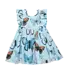 Pink Chicken Blue Vintage Butterflies Adaline Dress