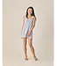 Periwinkle Crochet Tank Mini Dress