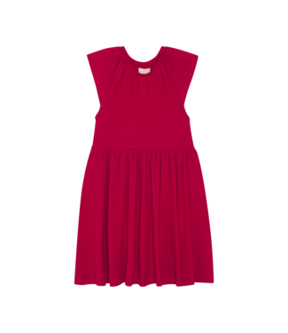 Creamie Chili Red Rib Dress