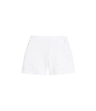 Bisby White Basic Shorts