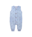 Seersucker Stripe Stars Sleeveless Romper
