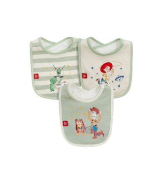 Magnificent Baby Toy Story Woody & Friends Bib-3 Pack