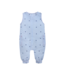 Seersucker Stripe Stars Sleeveless Romper