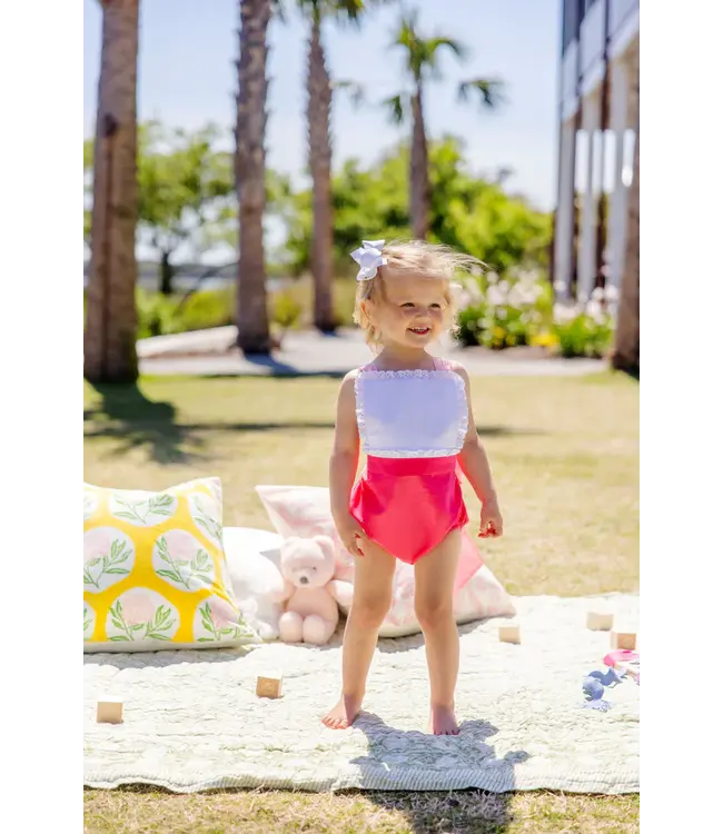 Beaufort Bonnet Palm Springs Punch/Sandpearl Sally Sunsuit