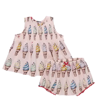 Pink Chicken Pink Soft Serve Jaipur 2 Pc. Set