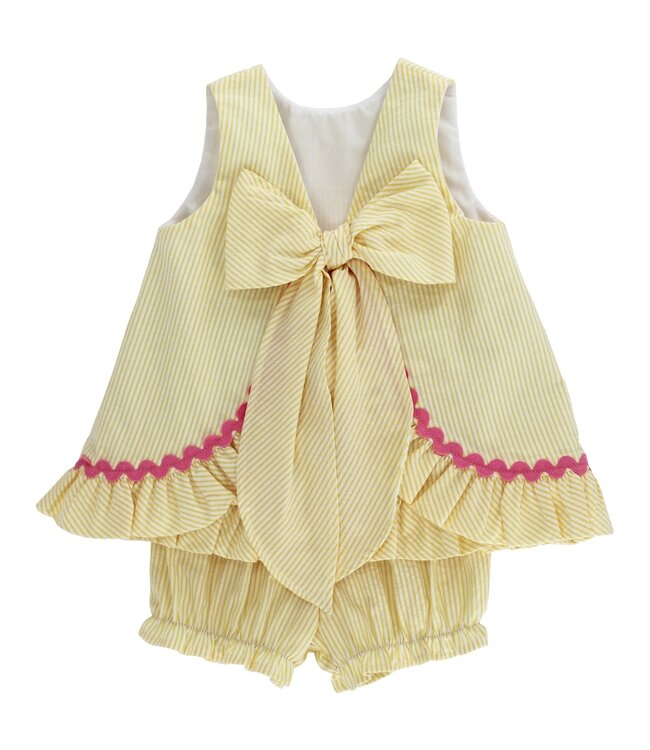 Bailey Boys Sail Away Angel Dress Tie with Bloomer