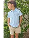 Little English Sky Stripe S/S Polo