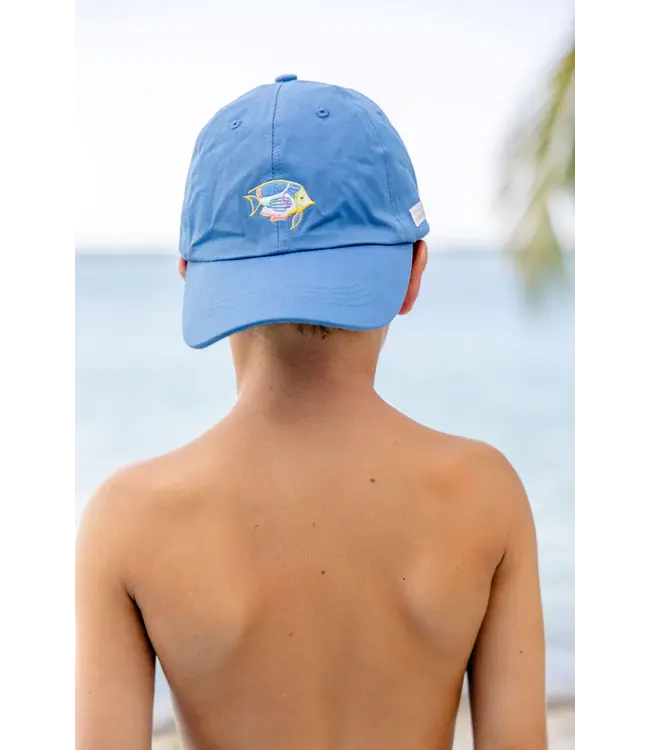 Beaufort Bonnet Wood Boat Blue/Fish Covington Cap