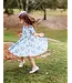 Hydrangea Heaven Organic Cotton Twirl Dress