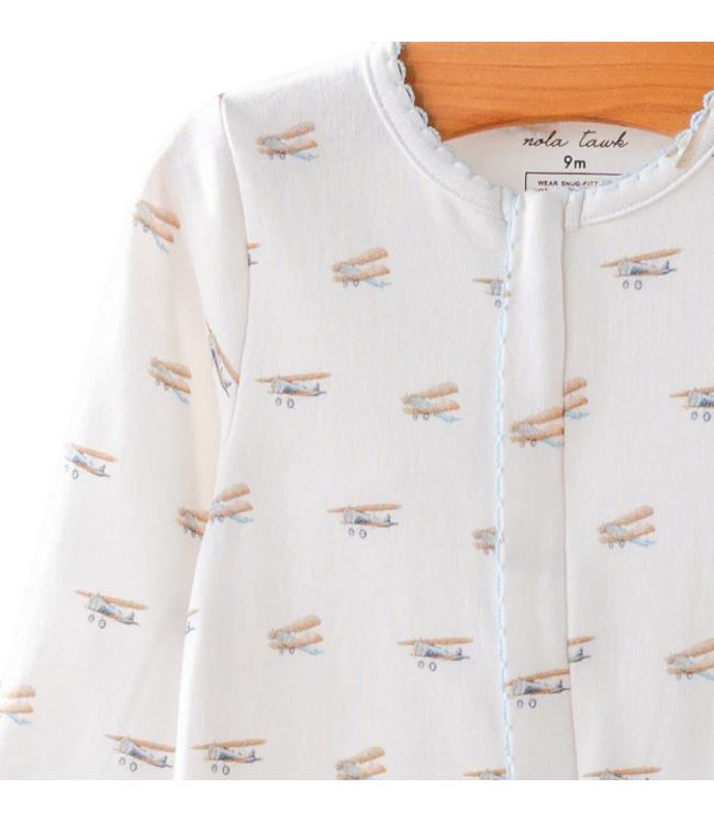 Nola Tawk Just Plane Cute Organic Cotton Baby Basics