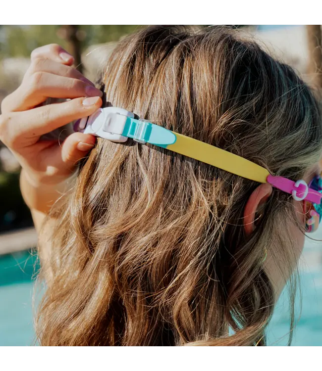 Tie Dye Tabby Swim Goggles