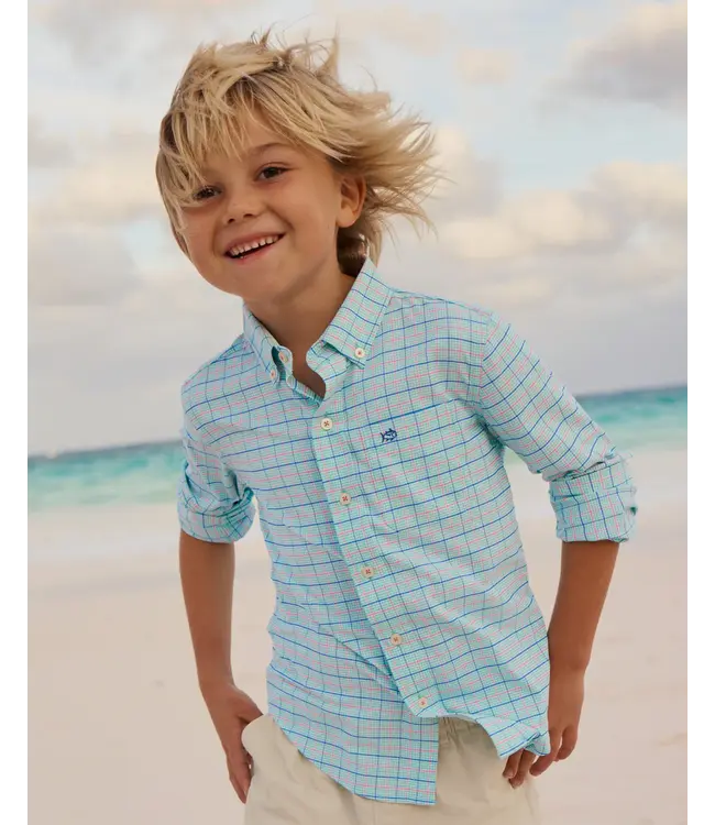 Southern Tide Gulf Shore Coastal Breeze Edisto Island Plaid Sportshirt