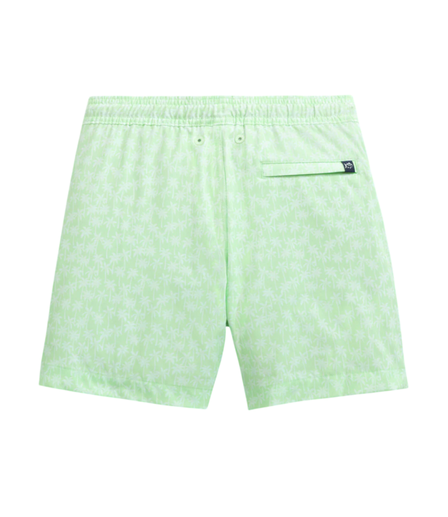 Southern Tide Green Ash Palmy Vibes Swim Trunk