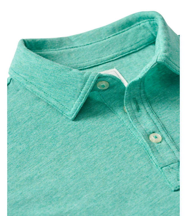 Johnnie O Heathered Sea Glass Polo