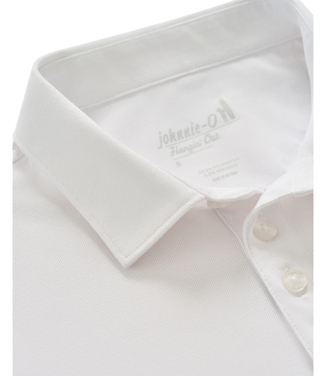 Johnnie O Stevie White Polo