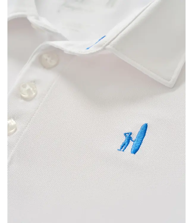 Johnnie O Stevie White Polo