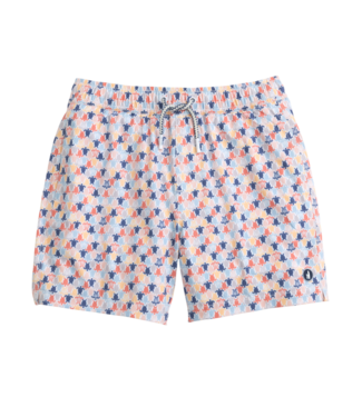 Johnnie O White Shelly Swim Trunk