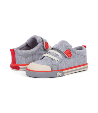 see kai run Gray Jersey/Red Stevie II