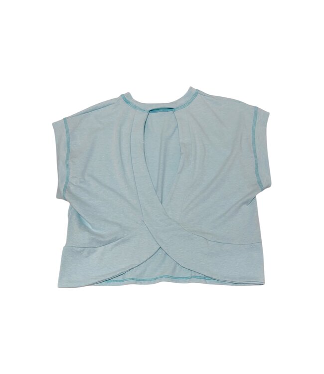 Overlap Open Back Top