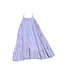 Hayden Lavender Stripe Tiered Halter Mini Dress