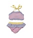 Pastel Color Block Swimsuit