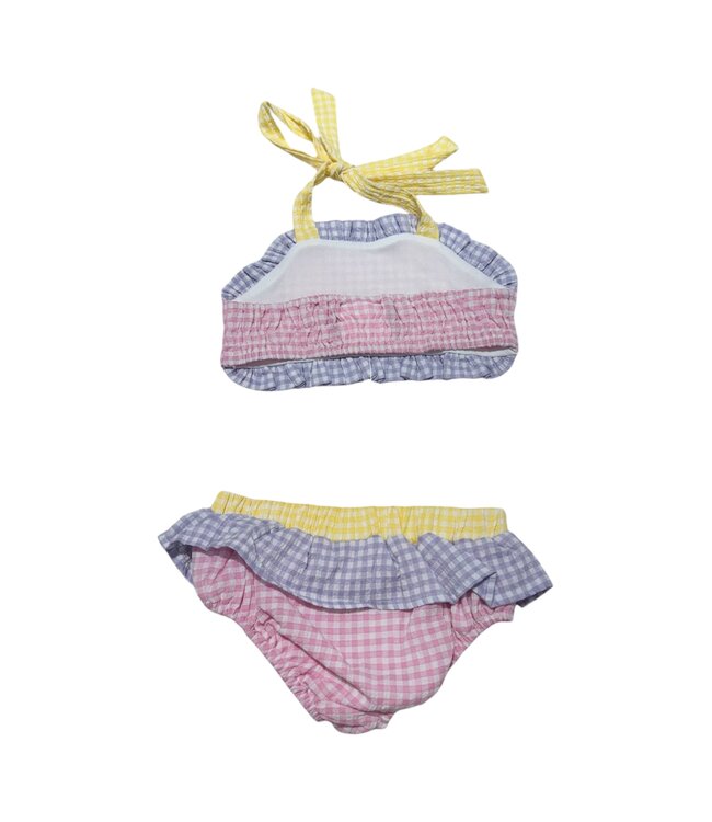 Pastel Color Block Swimsuit