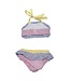 Pastel Color Block Swimsuit