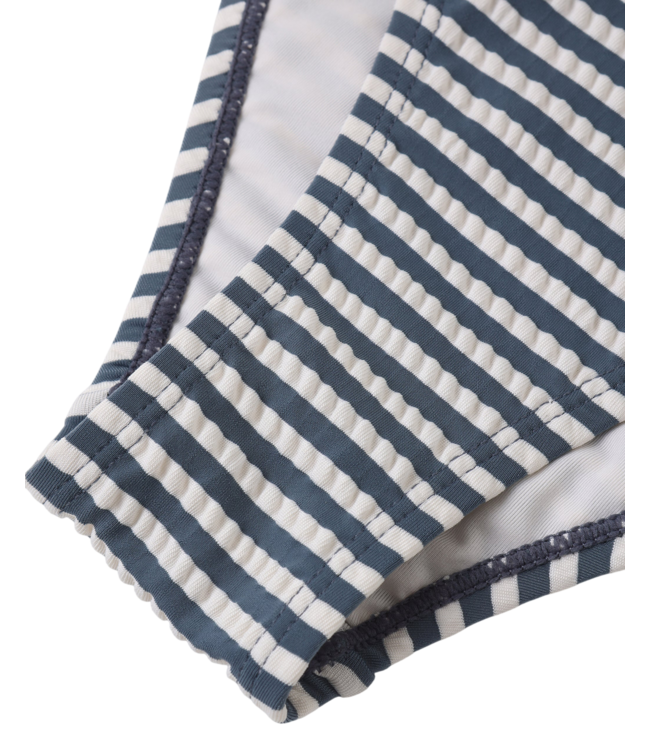 Rylee & Cru Navy Stripe Triangle Bikini Set