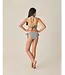 Navy Stripe Triangle Bikini Set
