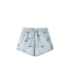 Light Blue Sharks Swim Trunks