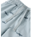 Rylee & Cru Light Blue Sharks Swim Trunks