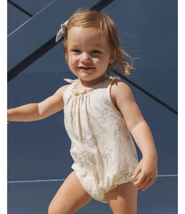 Rylee & Cru Natural Sailor Bows Shoulder Tie Bubble