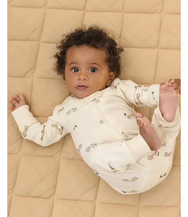 Quincy Mae Race Car L/S Zip Sleeper