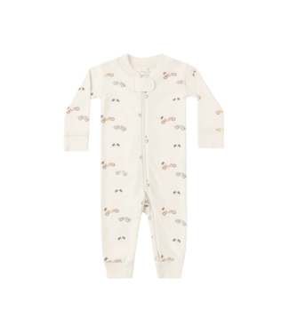 Quincy Mae Race Car L/S Zip Sleeper