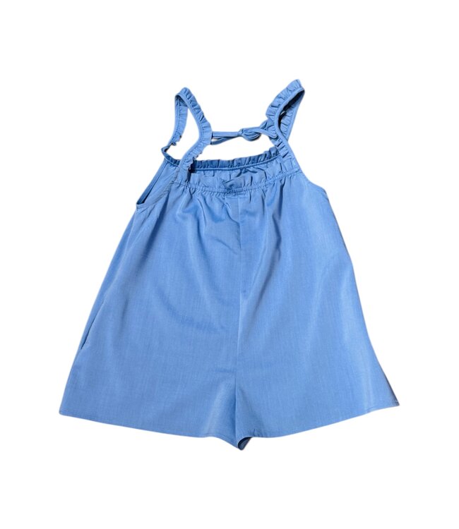 Blue Chambray Romper