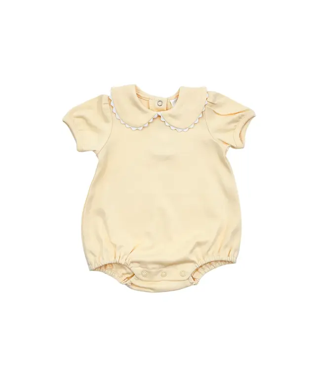 Scalloped Collared S/S Bubble