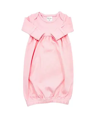 Pink w/White Trim Gown