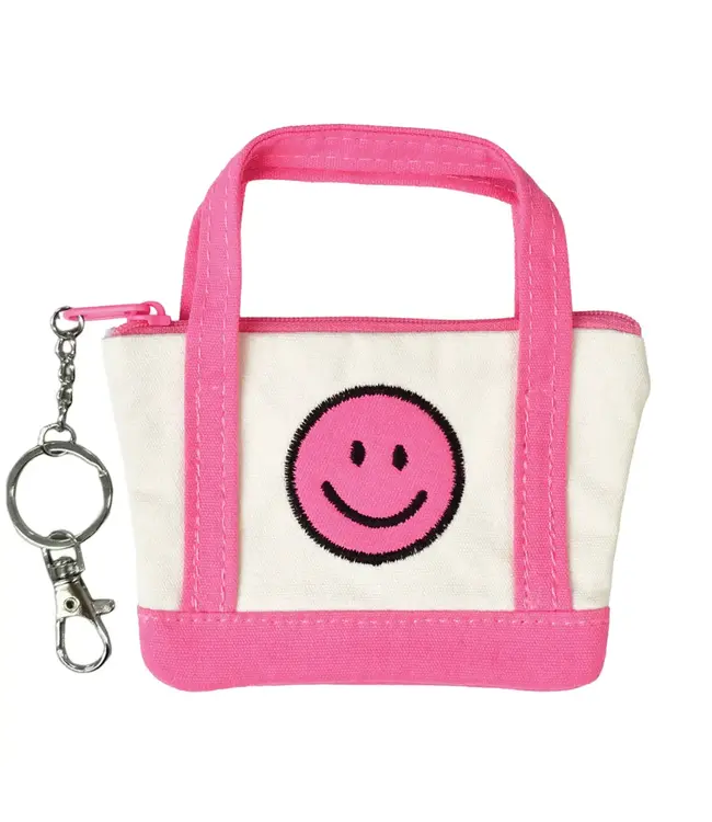 Iscream Mini Tote Bag Lip Balm Key Chain Set