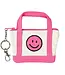 Iscream Mini Tote Bag Lip Balm Key Chain Set