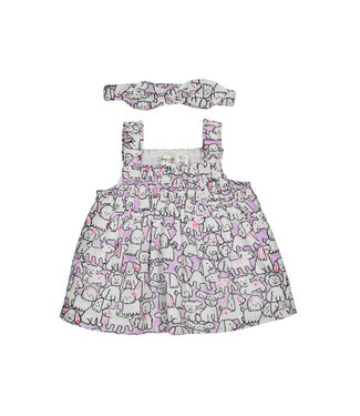 Mayoral Lilac Dress with Headband