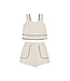 Mayoral Cream/Black Short Set
