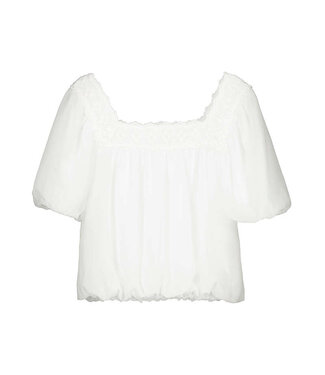 Mayoral White Gauze Blouse