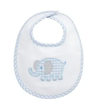 3 Marthas Blue Elephant Bib