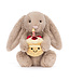 Jellycat Bashful Beige Bunny 'Birthday'