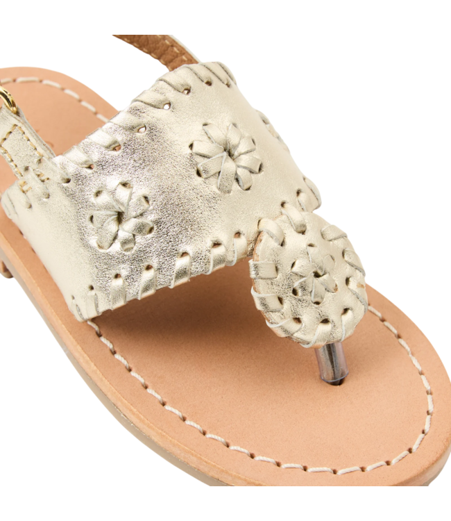 Platinum Toddler Jacks Flat Sandal