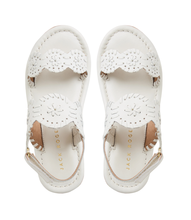 White Lauren High Wedge