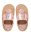 Rose Quartz Metallic Baby Jacks