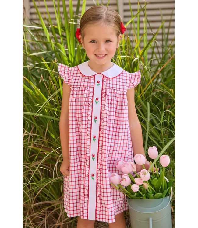 Little English Tulip Valley Ruffled Sally Dress