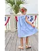 Little English Flags Smocked Bishop Dress